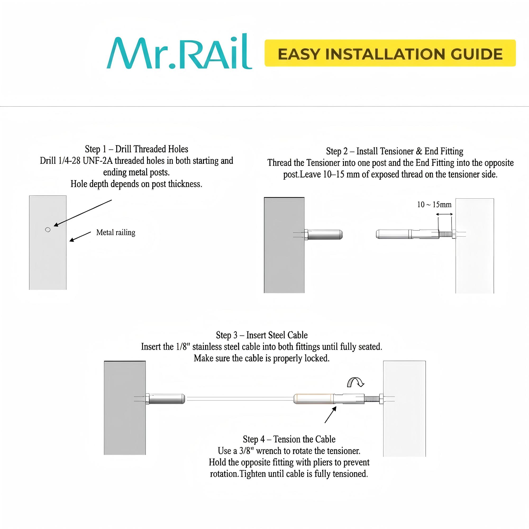 Compatible with Standard Metal Post Systems